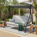 Malay Riviera 3 Seater Combo Swingbed - Grey